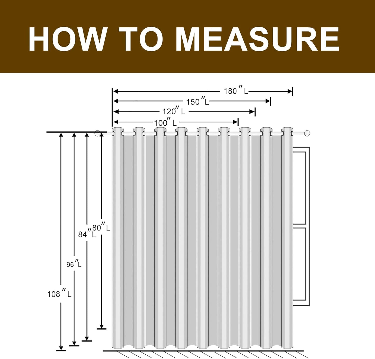 Hiasan Room Divider Blackout Curtains,Extra Wide 100 x 84 Inches Energy Smart&Noise Reducing Grommet Thermal Insulated Curtain for Patio Door,Any Room Partition,1 Panel Sewn with Tiebacks,Dark Grey
