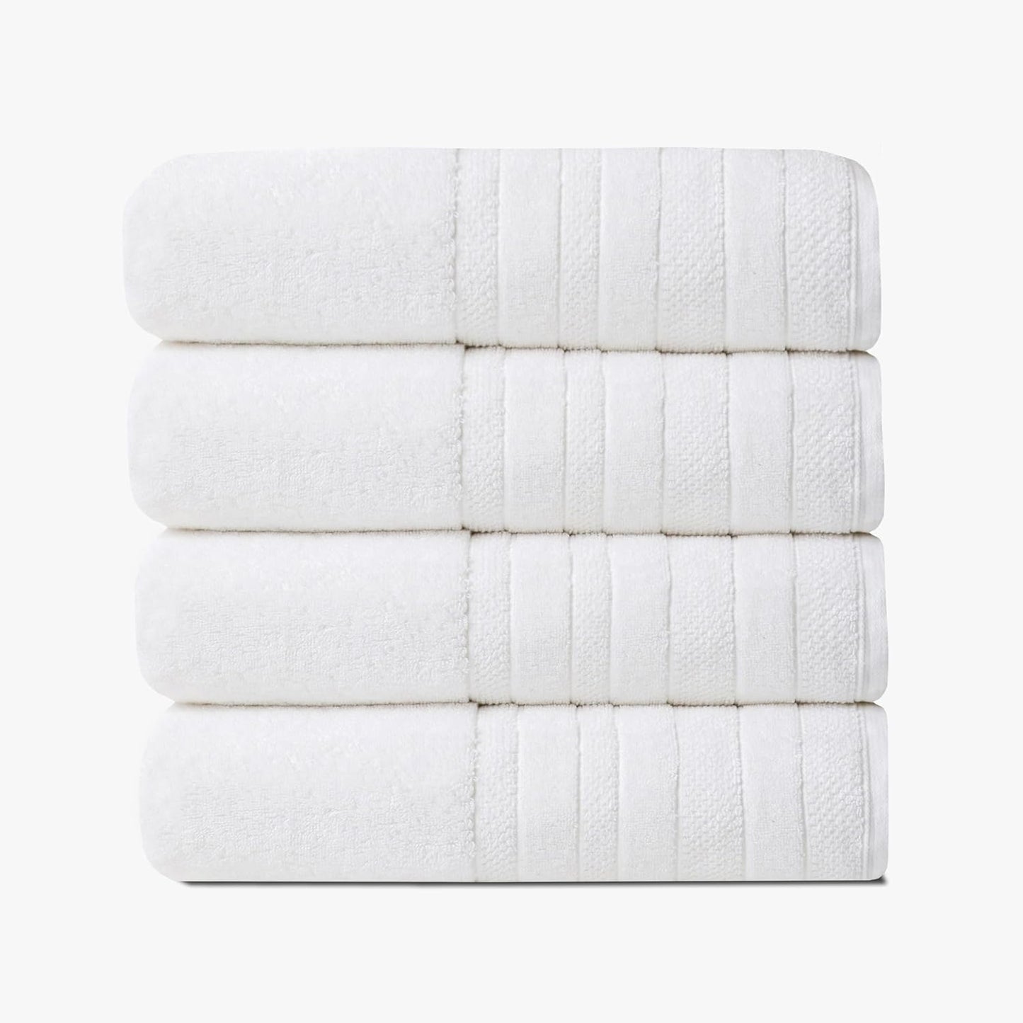 1888 Mills 725 GSM Premium 100% Cotton Bath Towels – Pack of 4 Luxury Bath Towel Set, 725 GSM, Super Soft & Highly Absorbent – Quick-Dry Plush Texture for Bathroom, Spa & Gym Use, Dark Grey