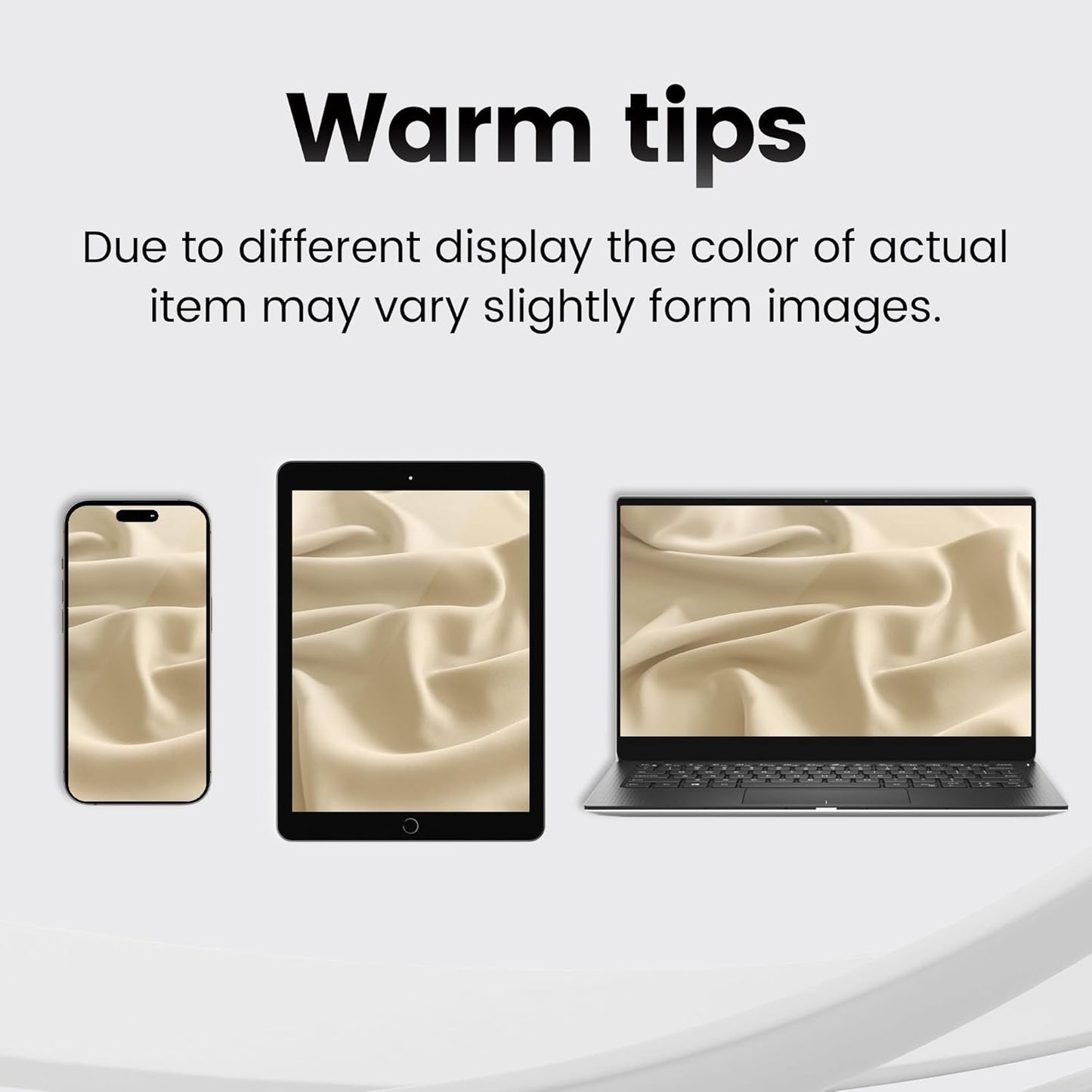 Room Divider Curtains,Back Tab Blackout Ceiling Track Curtains with Hook, Extra Wide Theater Curtains for Living Room and Bedroom (1Panel, Beige, W8.3ft x H7ft)