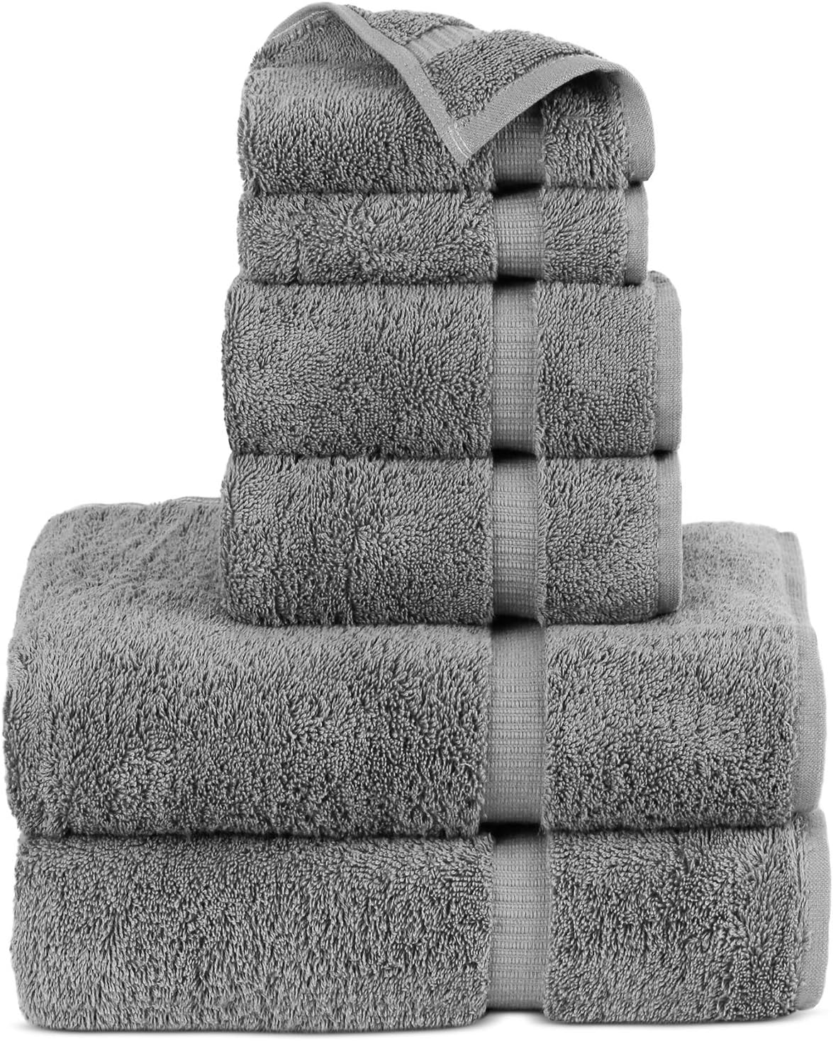 Chakir Turkish Linens | Hotel & Spa Quality 100% Cotton Premium Turkish Towels | Soft & Absorbent (4-Piece Bath Towels, White)