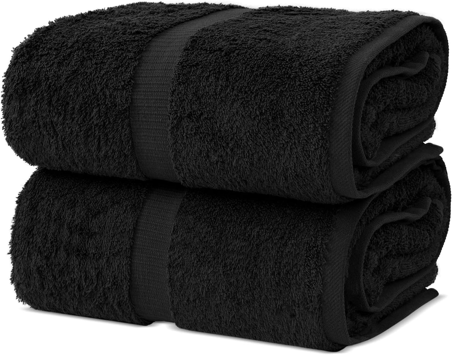 Chakir Turkish Linens | Hotel & Spa Quality 100% Cotton Premium Turkish Towels | Soft & Absorbent (4-Piece Bath Towels, White)