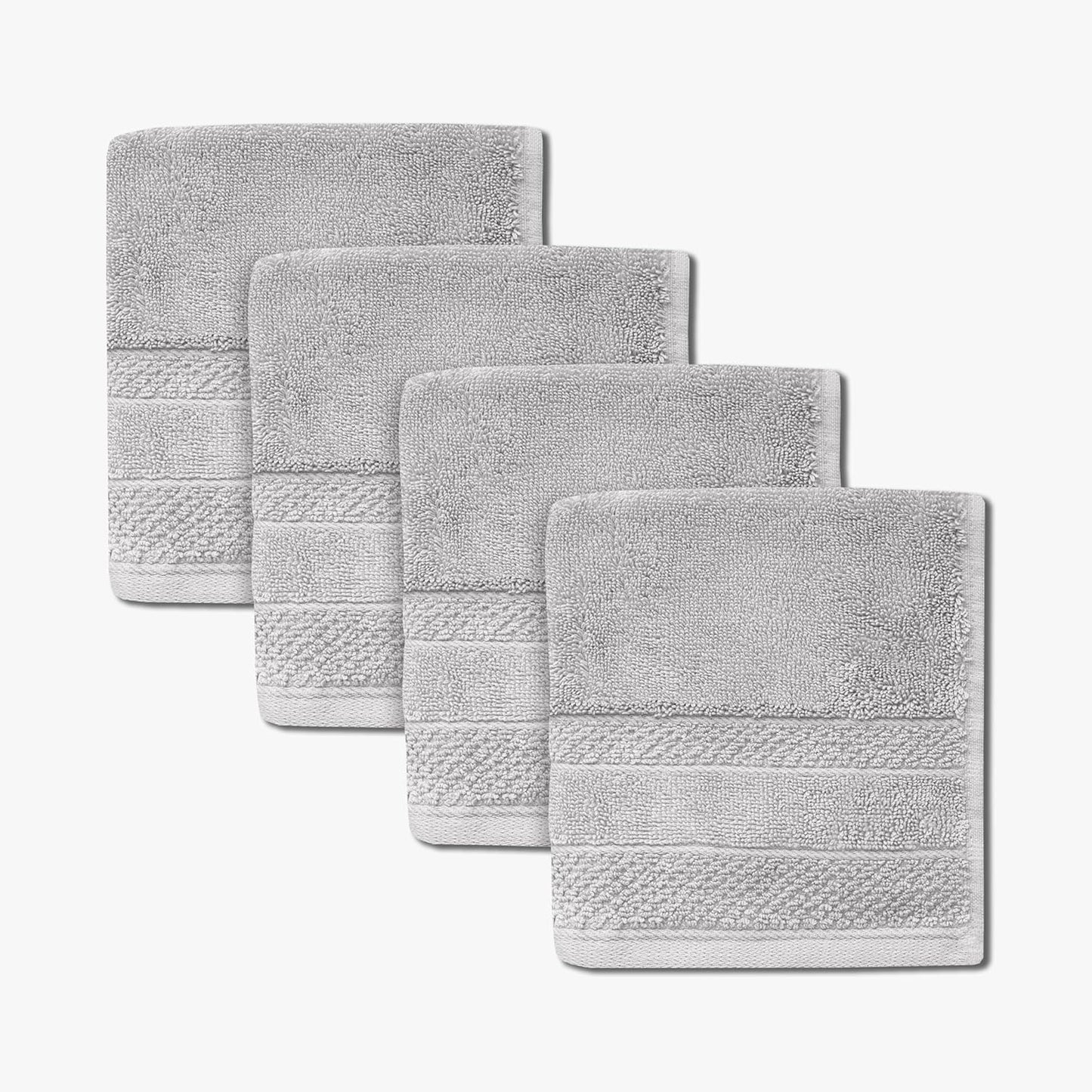 1888 Mills 725 GSM Premium 100% Cotton Bath Towels – Pack of 4 Luxury Bath Towel Set, 725 GSM, Super Soft & Highly Absorbent – Quick-Dry Plush Texture for Bathroom, Spa & Gym Use, Dark Grey