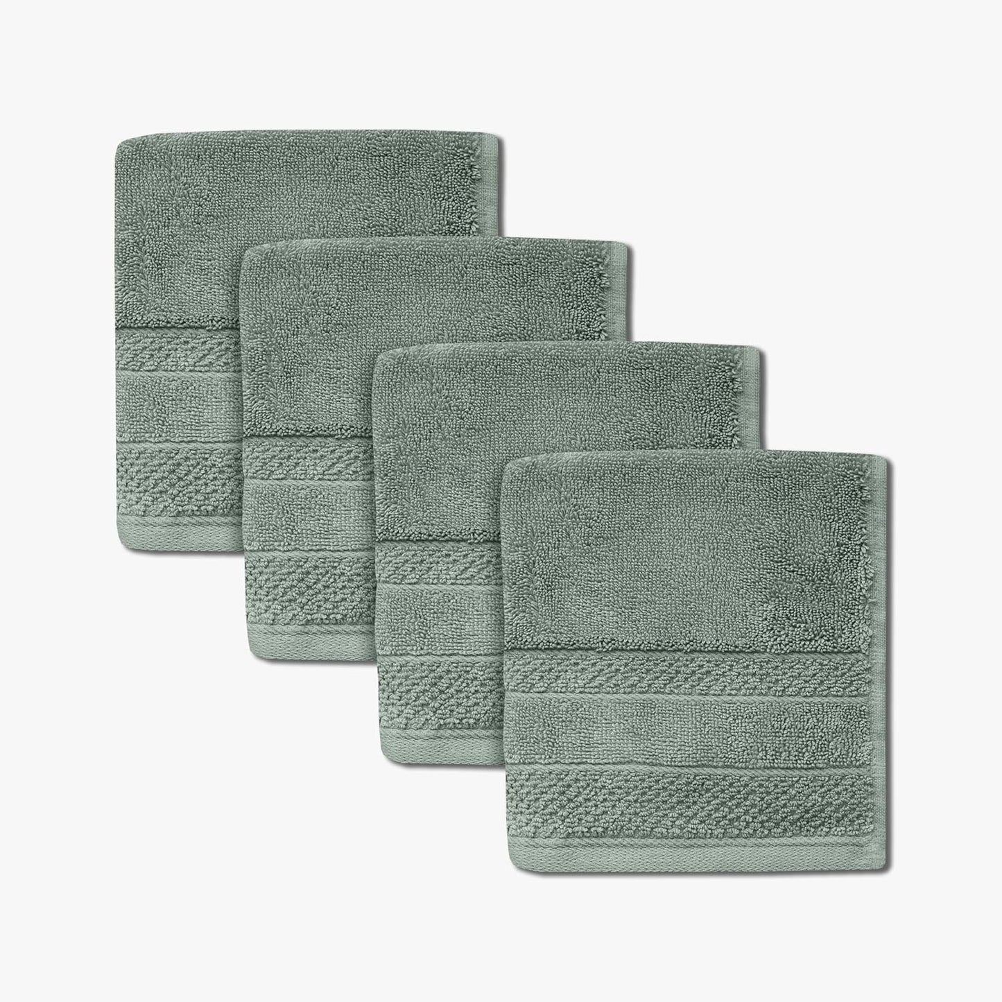 1888 Mills 725 GSM Premium 100% Cotton Bath Towels – Pack of 4 Luxury Bath Towel Set, 725 GSM, Super Soft & Highly Absorbent – Quick-Dry Plush Texture for Bathroom, Spa & Gym Use, Dark Grey