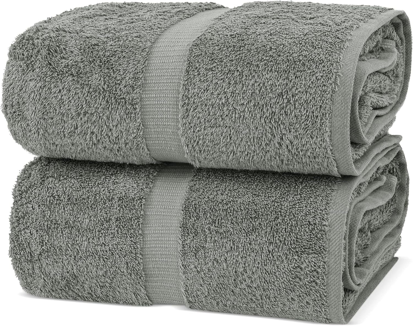 Chakir Turkish Linens | Hotel & Spa Quality 100% Cotton Premium Turkish Towels | Soft & Absorbent (4-Piece Bath Towels, White)