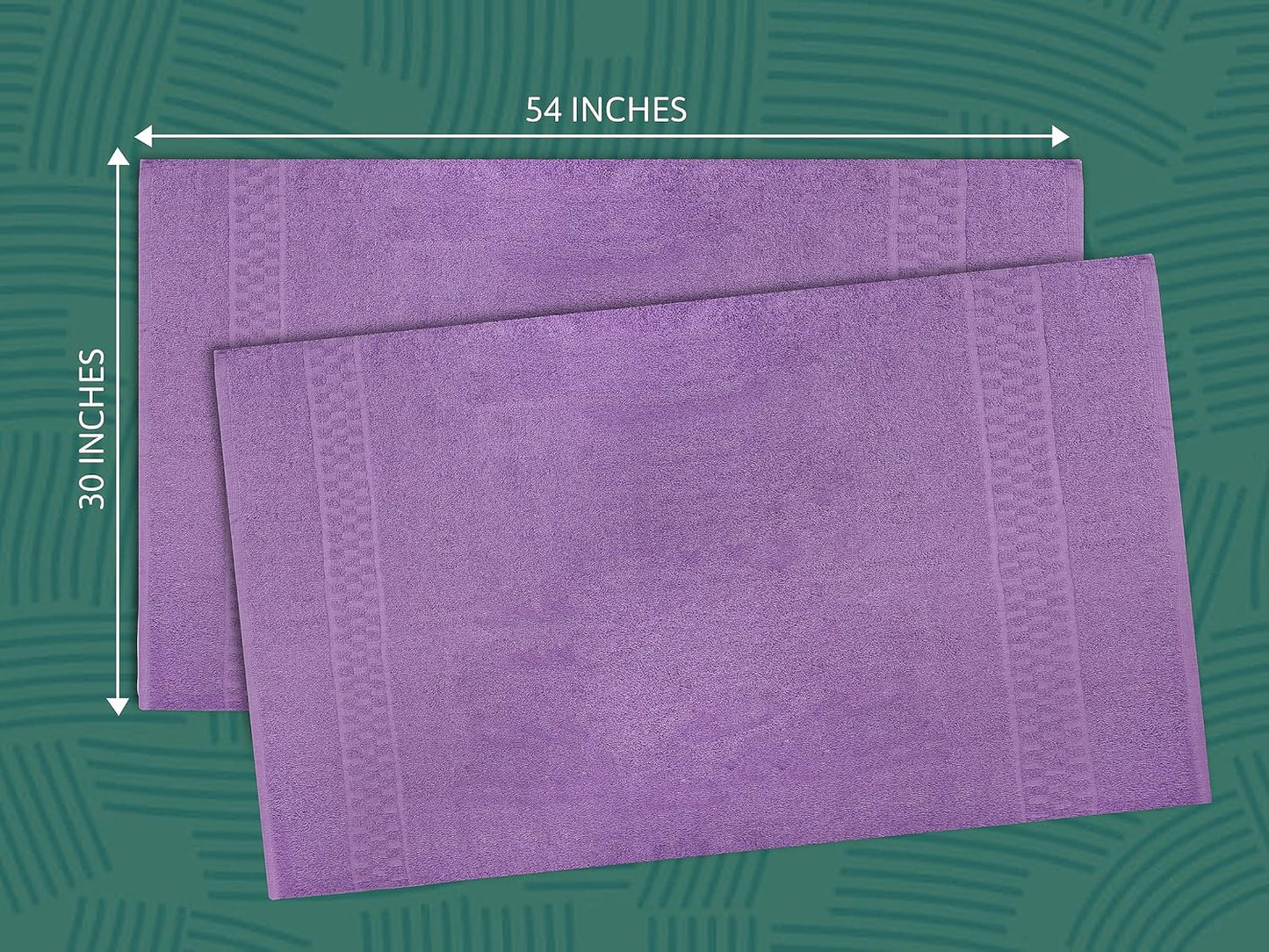 ZUPERIA 7-Pack Bath Towels - 30" x 54" - Ultra Soft 100% Cotton Large Bath Towels- Highly Absorbent for Bathroom, Pool, Gym, Spa, and Hotel Use (Colors Variety)