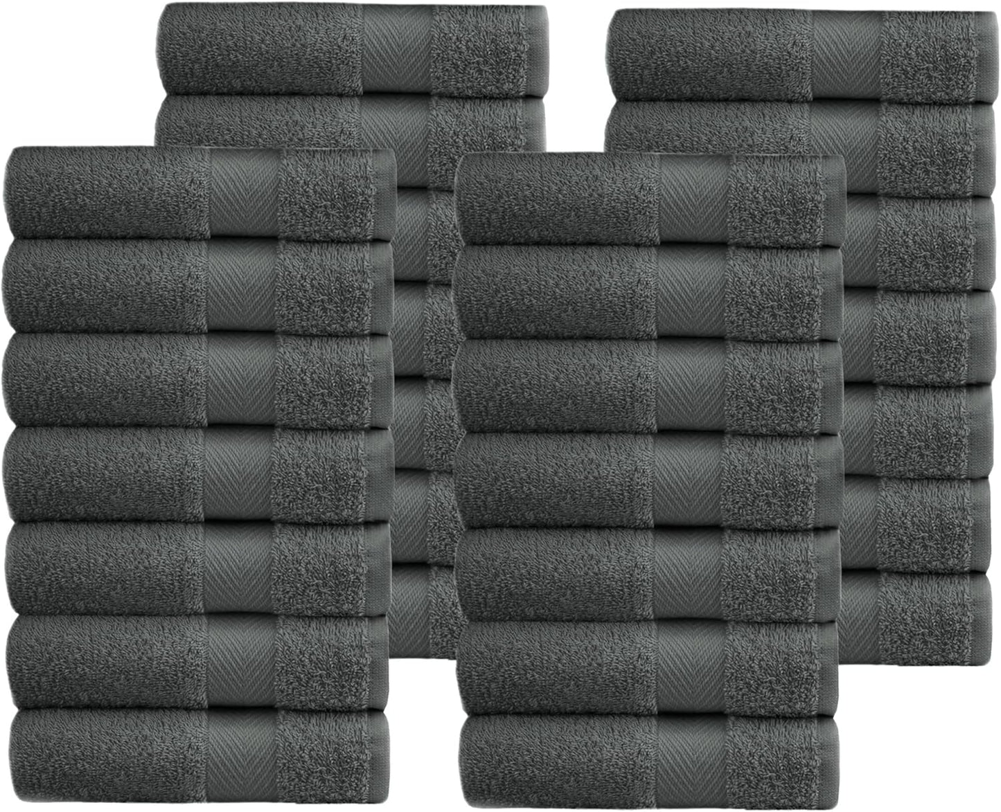 COTTON CRAFT Simplicity Bath Towel Set - 7 Pack Lightweight Absorbent Soft 100% Cotton Bath Towel - Everyday Quick Dry Luxury Hotel Spa Gym Shower Beach Pool Camp Travel Dorm Towel - 27 x 52 - Blue