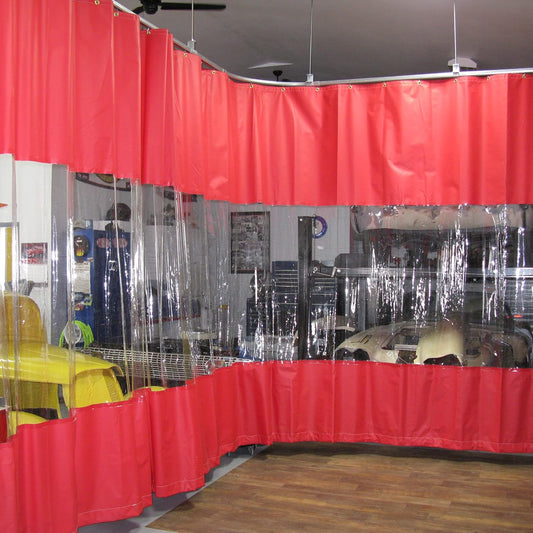 Garage Divider Curtains | Manage Your Garage Space | Quick Rolling and Easy to Clean | Divide Work Areas Quickly