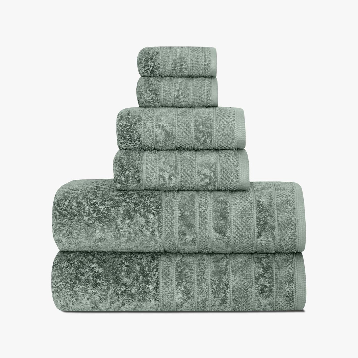 1888 Mills 725 GSM Premium 100% Cotton Bath Towels – Pack of 4 Luxury Bath Towel Set, 725 GSM, Super Soft & Highly Absorbent – Quick-Dry Plush Texture for Bathroom, Spa & Gym Use, Dark Grey