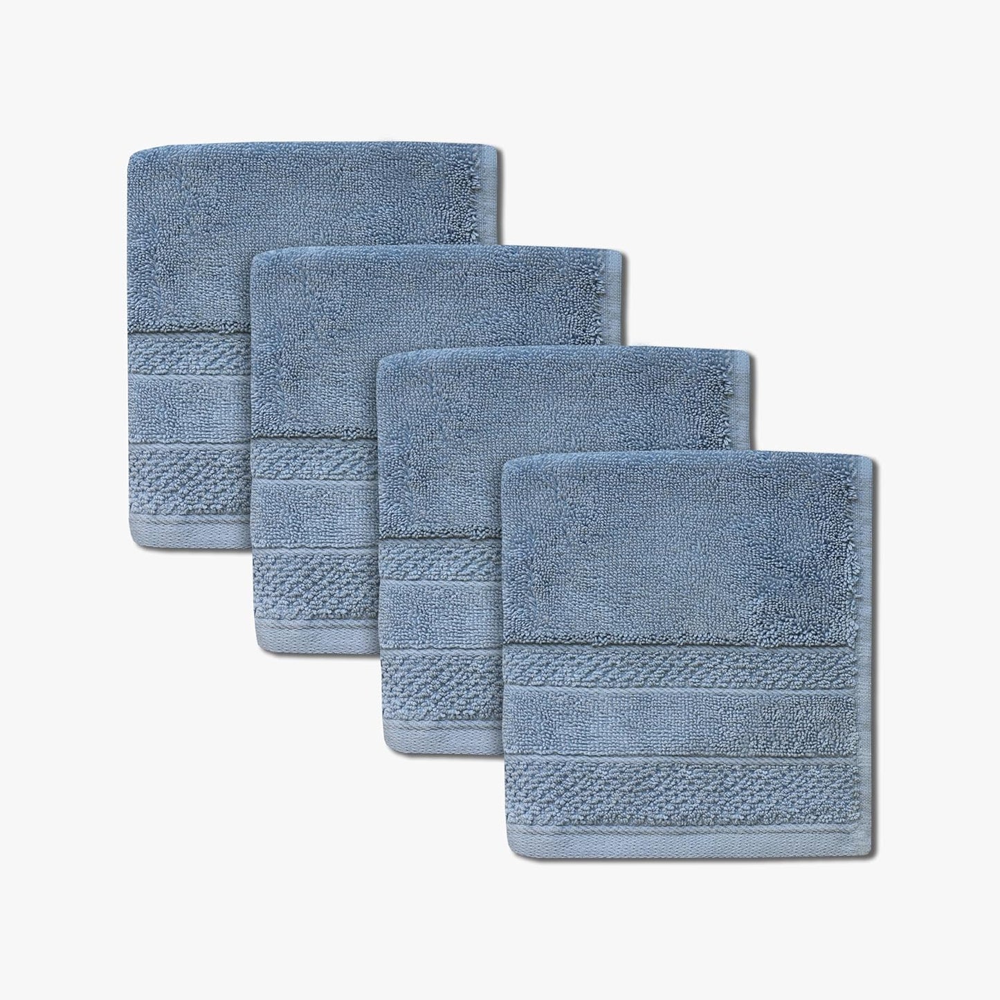 1888 Mills 725 GSM Premium 100% Cotton Bath Towels – Pack of 4 Luxury Bath Towel Set, 725 GSM, Super Soft & Highly Absorbent – Quick-Dry Plush Texture for Bathroom, Spa & Gym Use, Dark Grey
